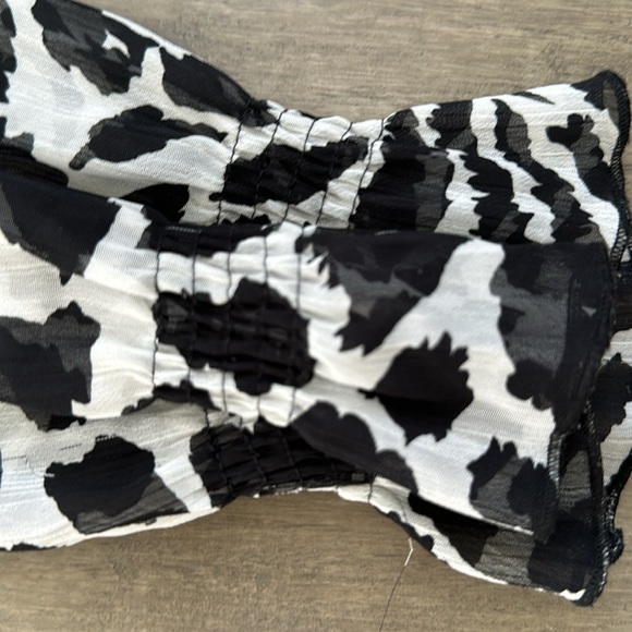 Zebra print. Unique. Lighht and sheer. - Picture 3 of 5